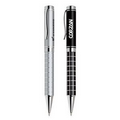 Metal Pen, Rollerball pen, Twist action, Blue ink refill optional